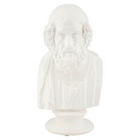 SKULPTUR - Weiß, Basics, Kunststoff (12.9/25/12.5cm)