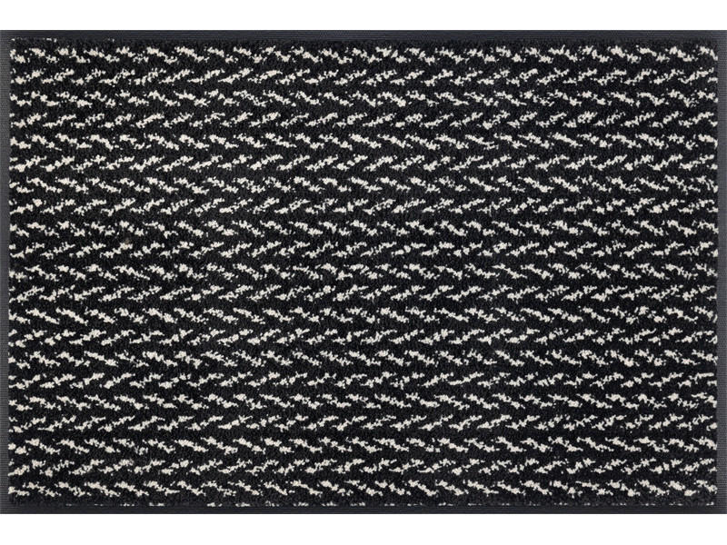 DVEŘNÍ ROHOŽKA, 50/75 cm, černá - černá, Konvenční, textil/plast (50/75cm) - Esposa