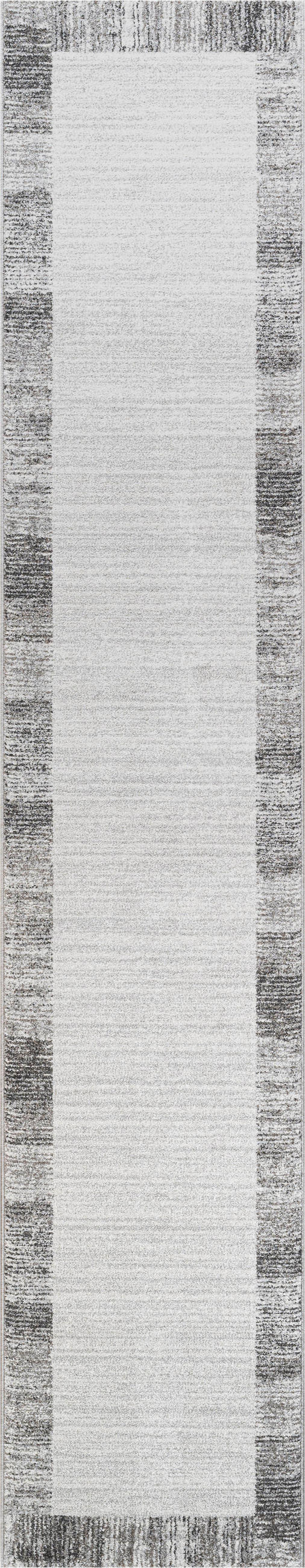 LÄUFER 67/340 cm Sorrent - Dunkelgrau/Silberfarben, Design, Textil (67/340cm) - Novel