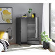 HIGHBOARD , 120/140/38 cm, 2 Schublade(n)  - Alufarben/Graphitfarben, KONVENTIONELL, Holzwerkstoff/Kunststoff (120/140/38cm) - Carryhome