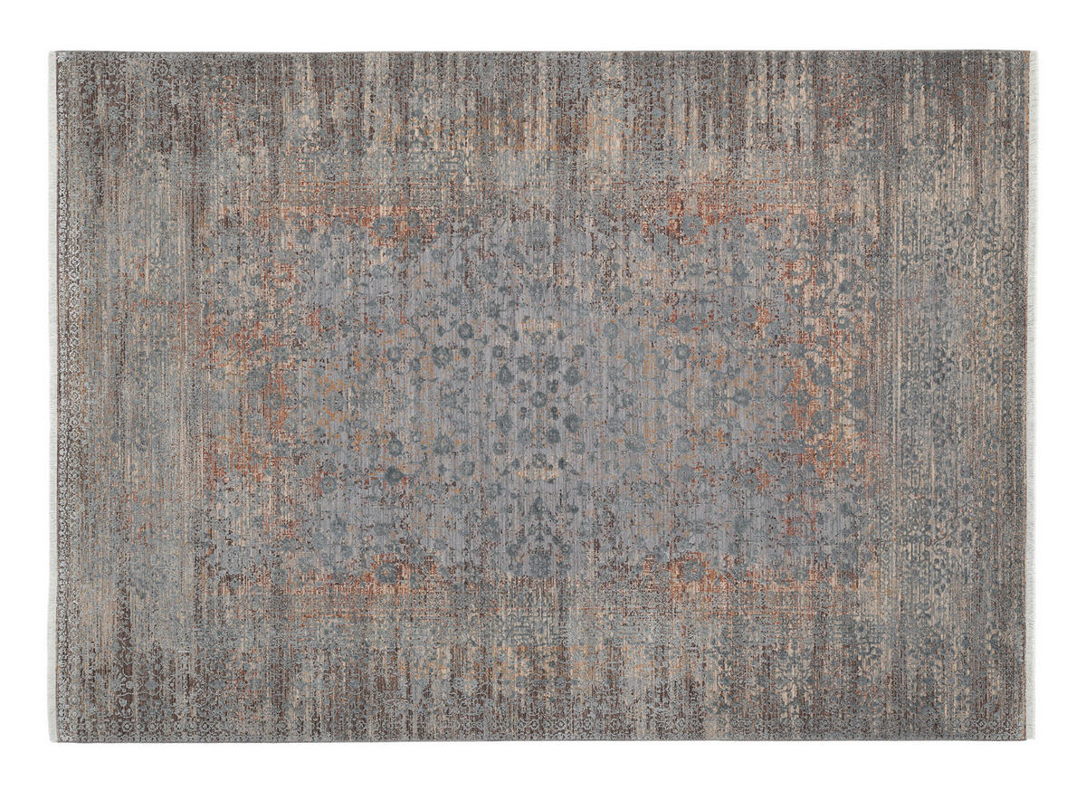 WEBTEPPICH 65/130 cm Astelion Braun, Grau, Dunkelgrau  - Dunkelgrau/Braun, Design, Textil (65/130cm) - Dieter Knoll