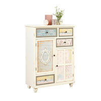 KOMODA, jedľa, viacfarebná, 82/108/36,5 cm - viacfarebná/bronzová, Lifestyle, kov/drevo (82/108/36,5cm) - Landscape