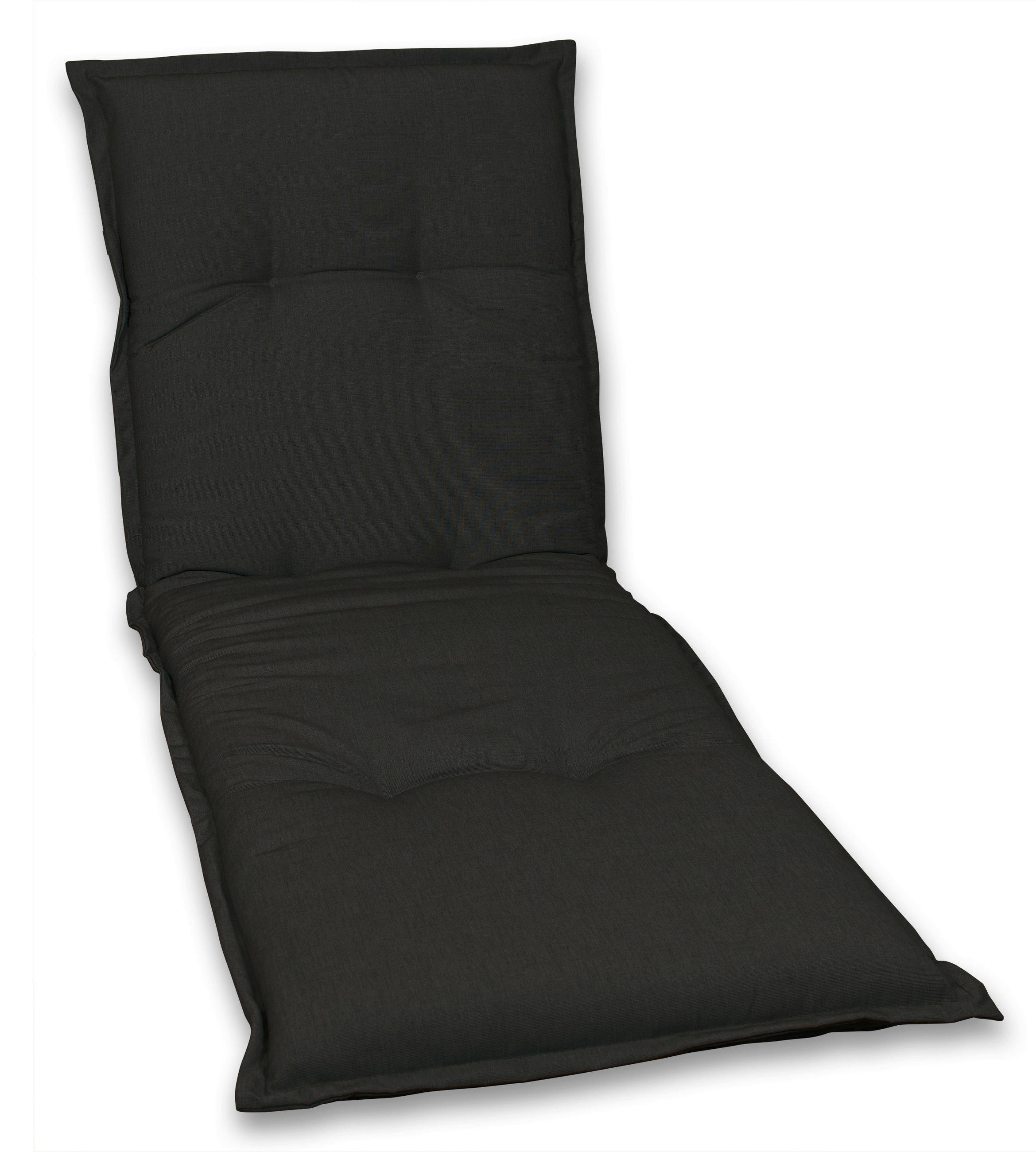 LIEGENAUFLAGE in Anthrazit Uni  - Anthrazit, Basics, Textil (63/9/190cm)