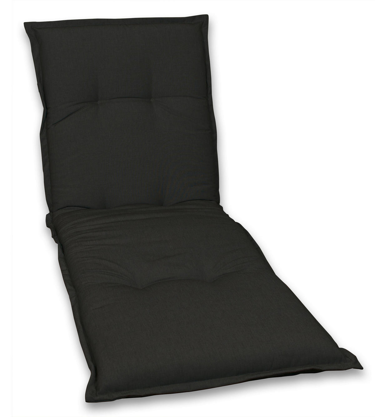 LIEGENAUFLAGE in Anthrazit Uni  - Anthrazit, Basics, Textil (63/9/190cm)