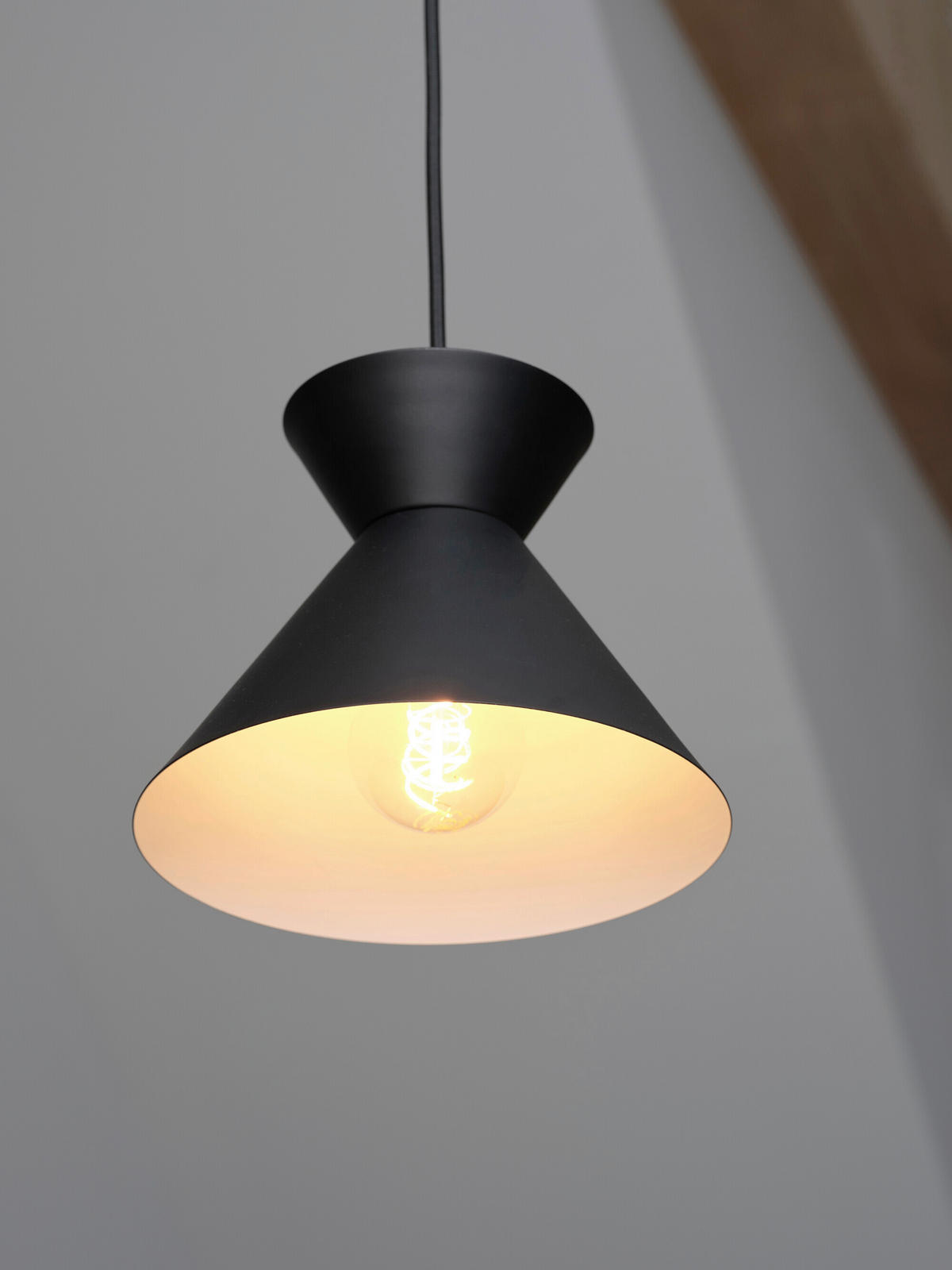 HÄNGELEUCHTE 20/150 cm  - Schwarz, Basics, Metall (20/150cm) - Osram