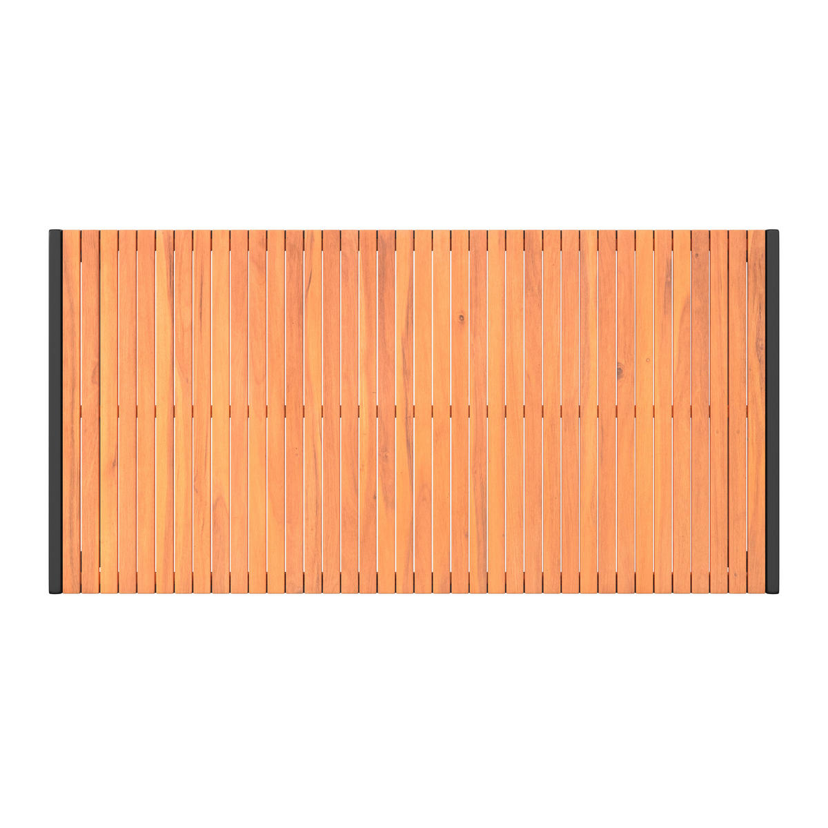 STOL VRTNI     prirodne boje, crna  drvo, metal  - prirodne boje/crna, Moderno, drvo/metal (180/90/75cm) - Ambia Garden