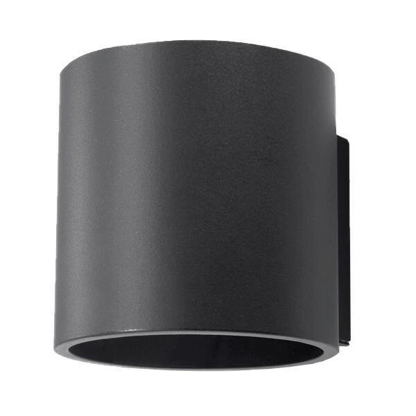 WANDLEUCHTE ORBIS 10/12/10 cm  - Schwarz, Design, Metall (10/12/10cm)