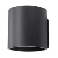 WANDLEUCHTE ORBIS 10/12/10 cm  - Schwarz, Design, Metall (10/12/10cm)