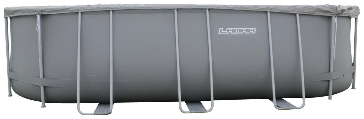 POOL-SET LAMAR 274 549/274/122 cm  - KONVENTIONELL, Kunststoff/Metall (549/274/122cm)