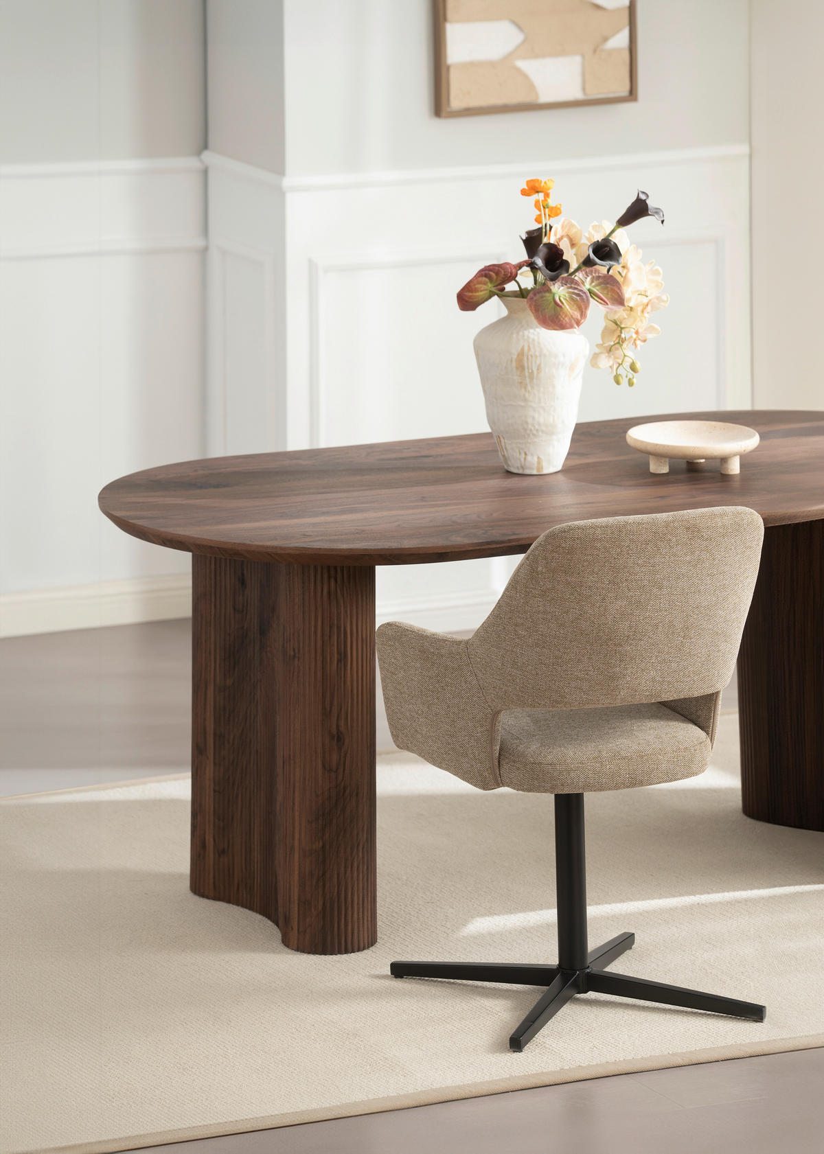 ESSTISCH in Holzwerkstoff 180/90/75 cm   - Walnussfarben, Basics, Holzwerkstoff (180/90/75cm) - Livetastic