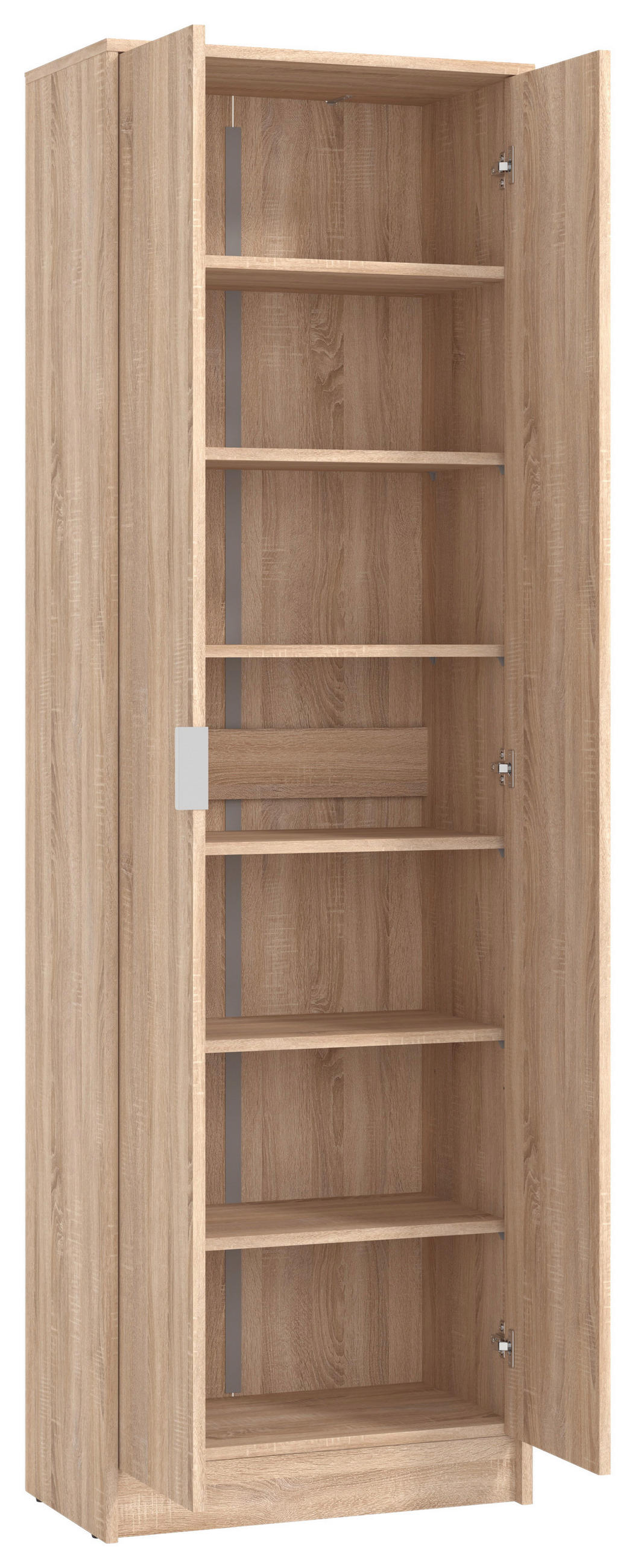 CIPŐSSZEKRÉNY 60/191,5/33 cm  - Sonoma tölgy, Basics, faalapú anyag (60/191,5/33cm) - Carryhome