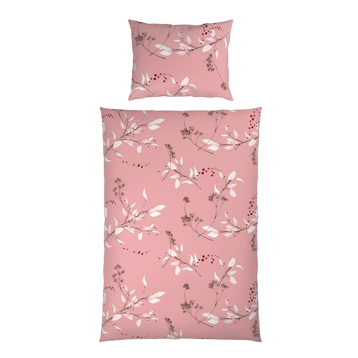 BETTWÄSCHE Satin 140/200 cm  - Rosa, KONVENTIONELL, Textil (140/200cm) - Esposa