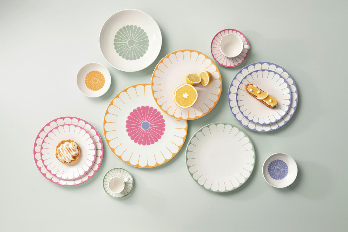 FRÜHSTÜCKSTELLER Weiß, Magenta Fleur Cassis  - Magenta/Weiß, MODERN, Keramik (21/2,5cm) - Villeroy & Boch