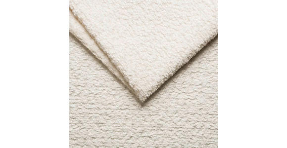 3-SITZER-SOFA  in Chenille Elfenbein  - Elfenbein/Schwarz, KONVENTIONELL, Textil/Metall (228/84/99cm) - Carryhome