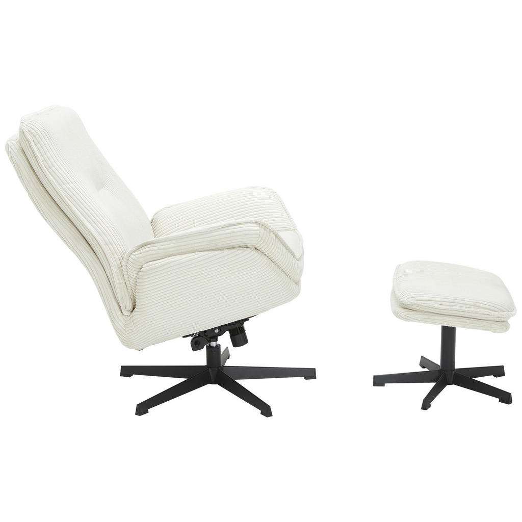 Thumbnail - Carryhome Relaxsesselset, Creme, Metall, Textil, 75x103x85 cm, Liegefunktion, Relaxfunktion, Wohnzimmer, Sessel, Relaxse...