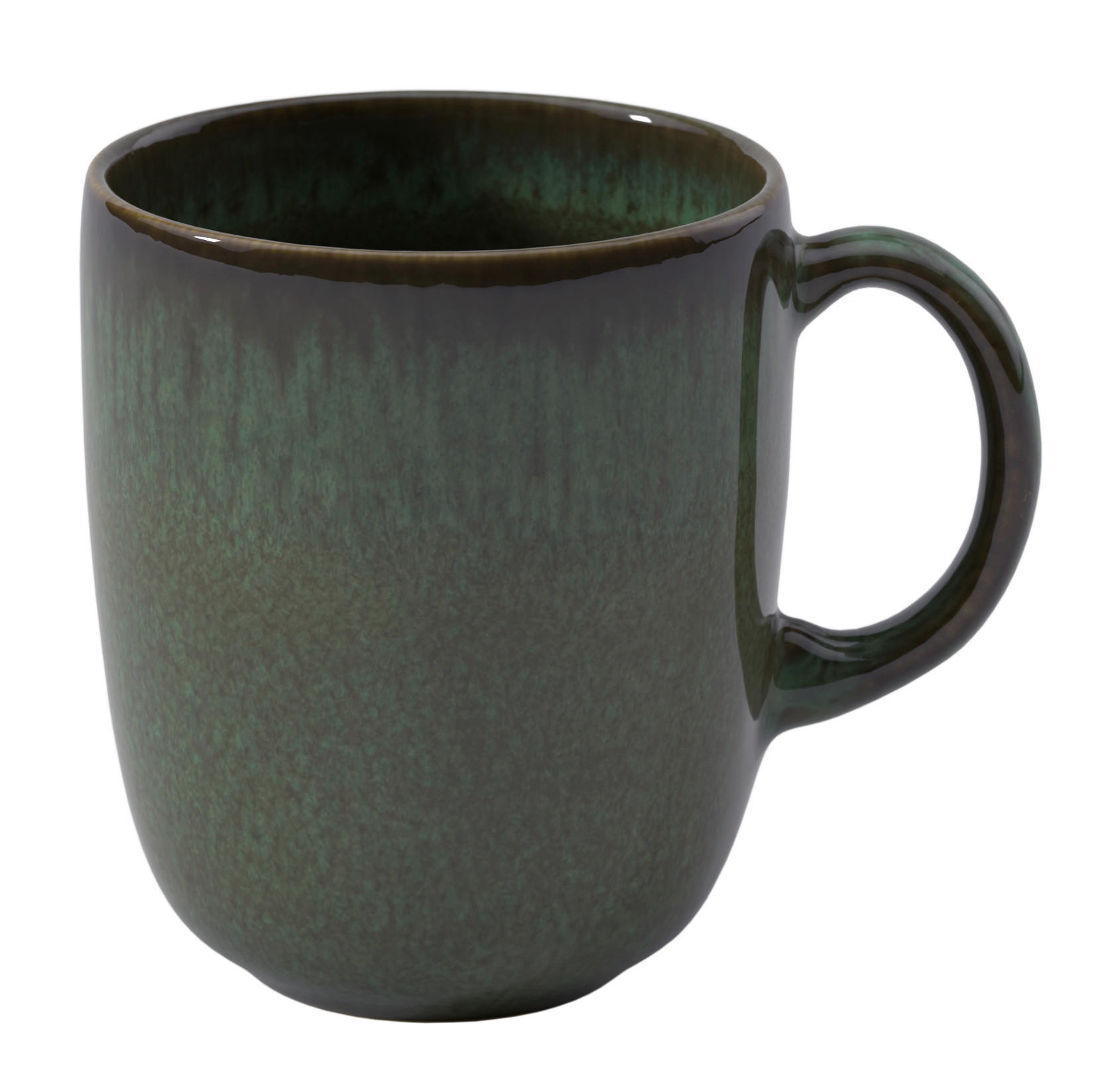 KAFFEEBECHER Lave Vert  400 ml   - Dunkelgrün, KONVENTIONELL, Keramik (12,5/9/10,5cm) - like.Villeroy & Boch
