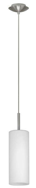 LUSTRĂ  - culoare nichel, Basics, sticlă/metal (110cm)