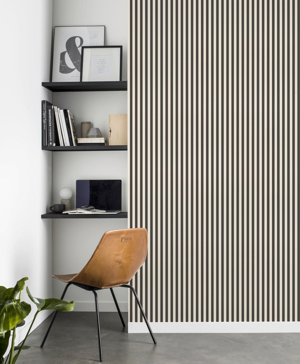 TAPETE - Schwarz, Basics, Textil (600/53cm) - Tesa