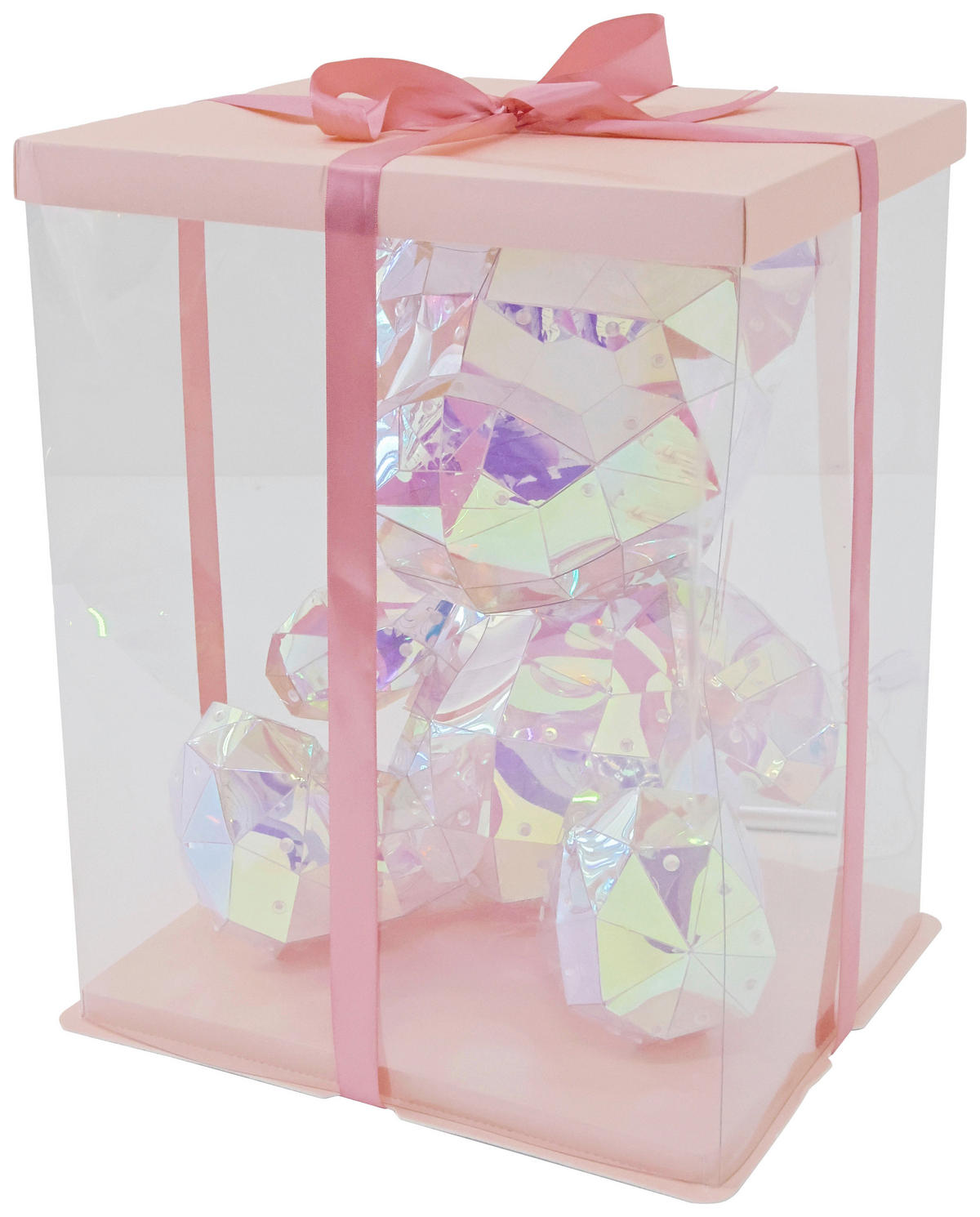 LED-DEKOLEUCHTE Bear 32/28,5/40 cm   - Transparent, LIFESTYLE, Kunststoff (32/28,5/40cm) - Novel