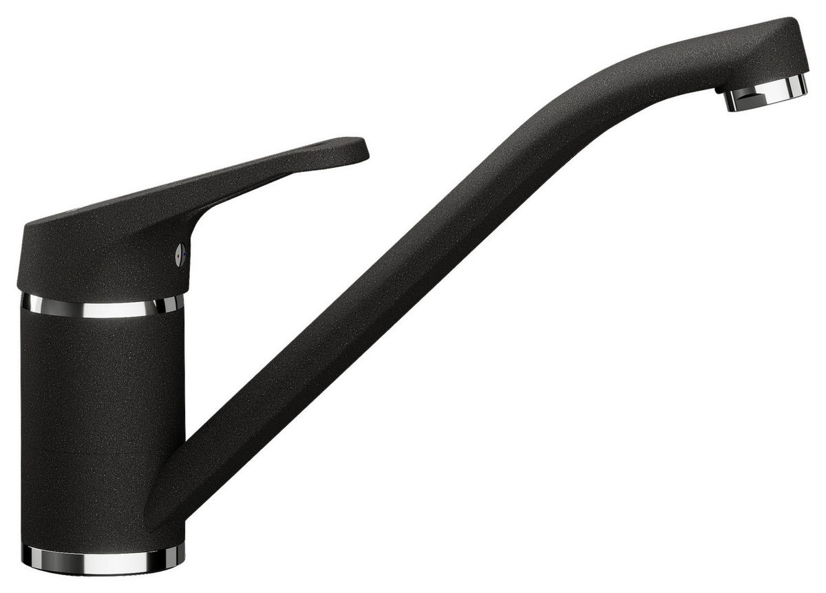 KÜCHENARMATUR 525001GNE  - Schwarz, Basics, Stein/Metall (4,9/16,5/22,5cm) - Schock