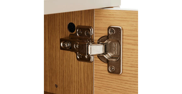 LOWBOARD  in 120/30/40 cm  - Eichefarben/Weiß, Design, Holzwerkstoff (120/30/40cm) - Xora