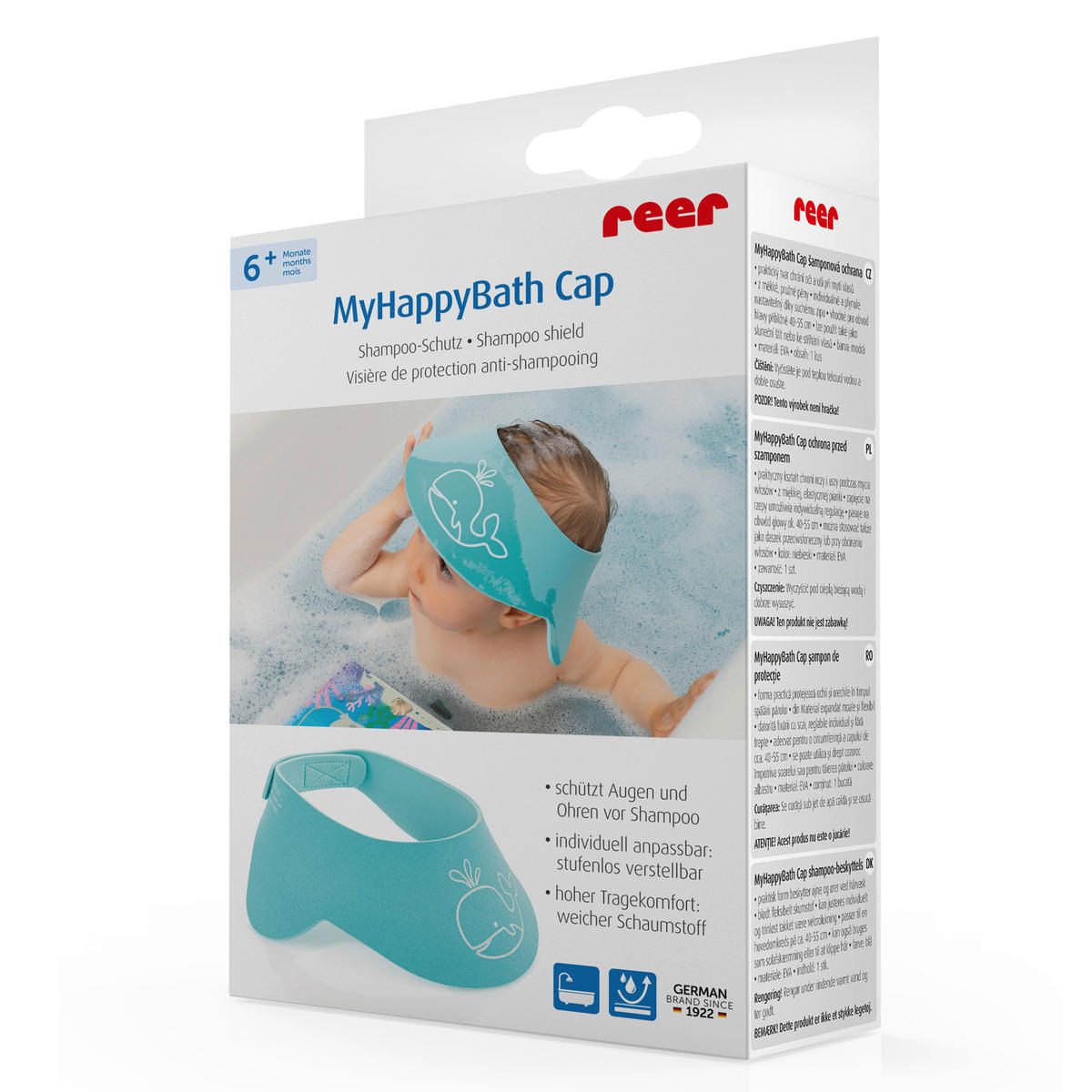 BABYBADESET  - Pastellblau, Basics, Kunststoff (9,8/17/5cm) - Reer