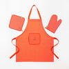 SCHÜRZEN-SET Rot  - Rot, Basics, Textil (30/25/2cm) - Benetton