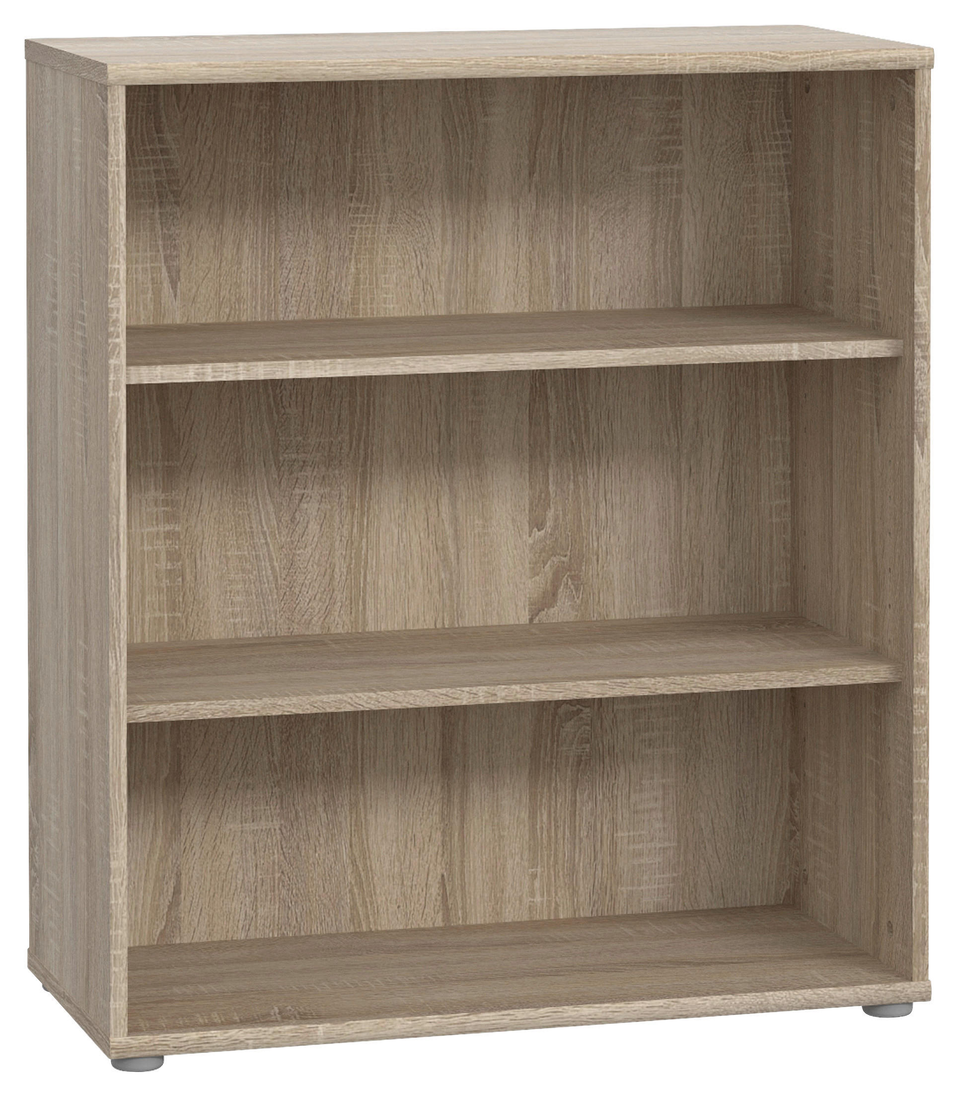REGAL Sonoma Eiche - Alufarben/Sonoma Eiche, Design, Holzwerkstoff/Kunststoff (73,7/85,5/34,8cm)