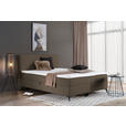 BOXBETT 140/200 cm  in Braun  - Schwarz/Braun, Design, Holz/Holzwerkstoff (140/200cm) - Xora