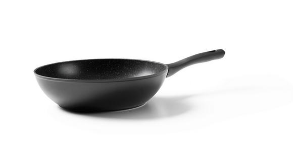 PFANNENSET Aluminium 2-teilig  - Schwarz/Weiß, Basics, Kunststoff/Metall (28+28cm) - Homeware Profession.