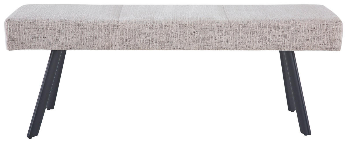 SITZBANK in Textil Beige  - Beige/Schwarz, KONVENTIONELL, Textil (140/49/47cm) - MID.YOU