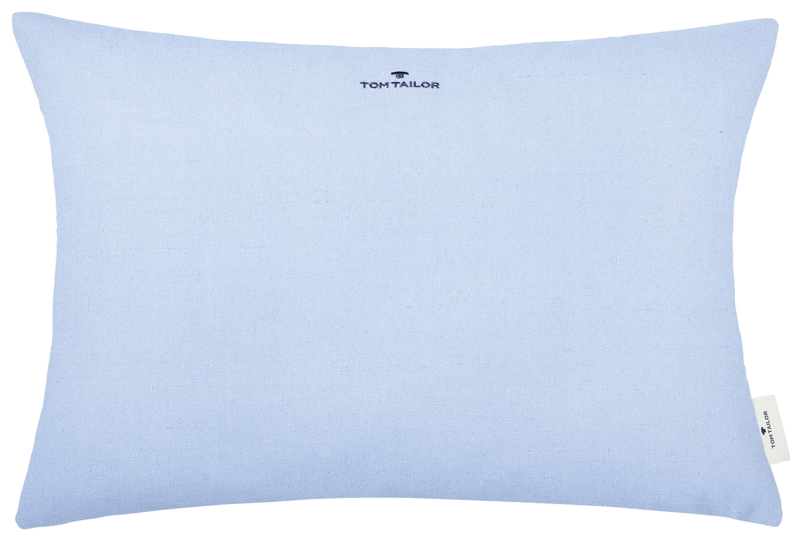 KISSENHÜLLE Dove Signature 40/60 cm  - Blau/Dunkelblau, KONVENTIONELL, Textil (40/60cm) - Tom Tailor