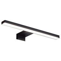 AUFBAULEUCHTE 30/3,5/10 cm  - Schwarz, Basics, Kunststoff (30/3,5/10cm)