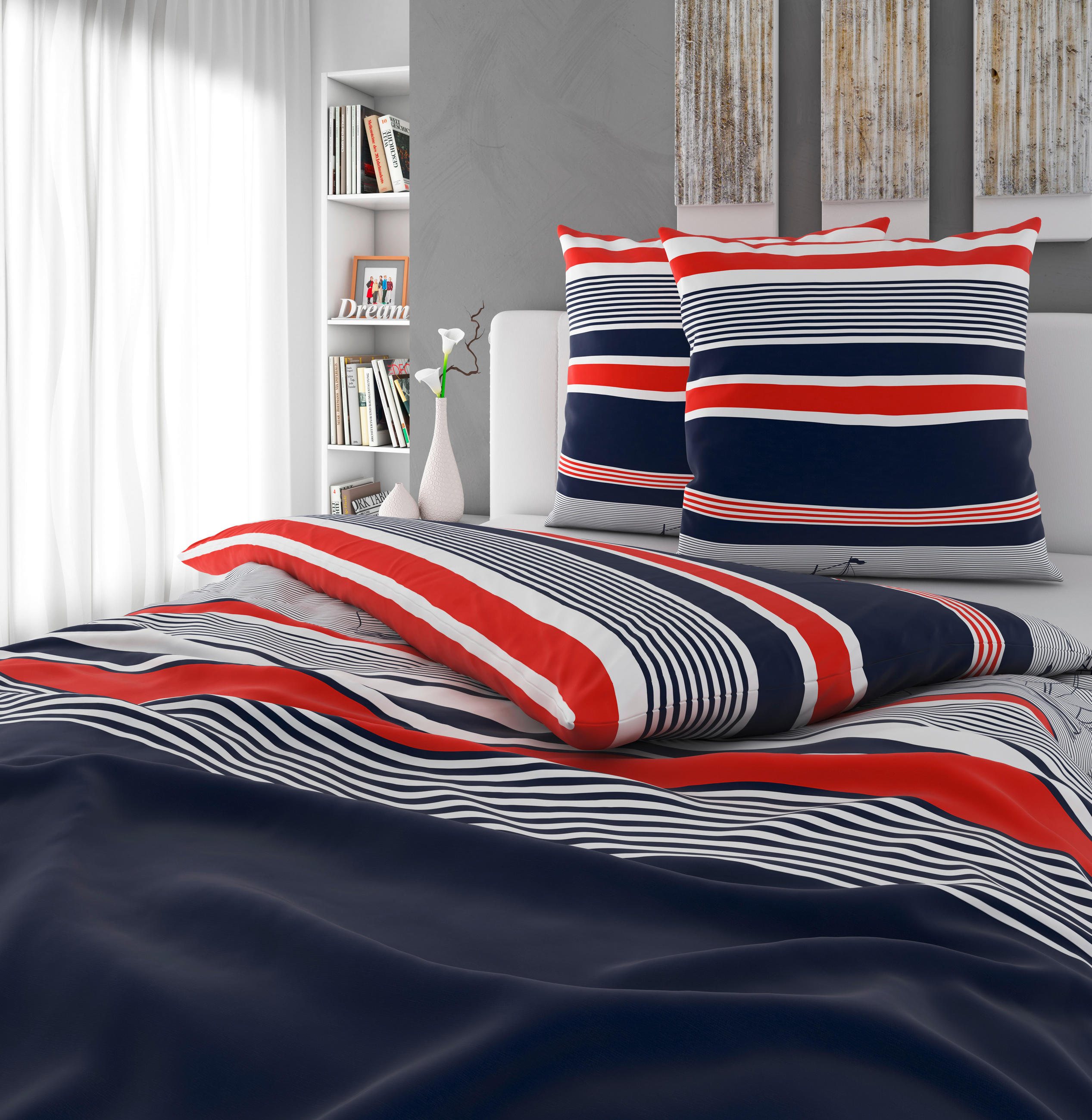 BETTWÄSCHE Renforcé 200/200 cm  - Multicolor, MODERN, Textil (200/200cm) - Novel
