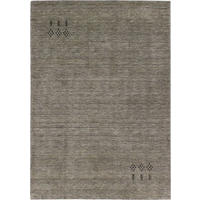 WOLLTEPPICH 250/350 cm Katalog 01/2021 Indien Grau, Hellgrau, Dunkelgrau, Salbeigrün  - Dunkelgrau/Salbeigrün, Basics, Textil (250/350cm) - Cazaris
