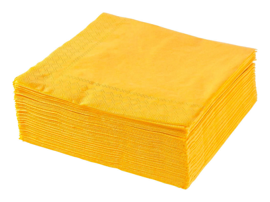 SZALVÉTA  40/40 cm   - sárga, Basics, papír (40/40cm) - Boxxx