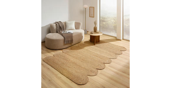 JUTETEPPICH 160/230 cm Creme - Creme, Natur, Textil (160/230cm) - Linea Natura