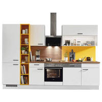 KUCHYNSKÁ LINKA SILVIO 320 - žltá/biela, Design, kompozitné drevo (320cm) - Celina