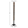 LED-STEHLEUCHTE Oxira 18/140 cm  - Multicolor/Schwarz, Design, Kunststoff/Metall (18/140cm) - Dieter Knoll