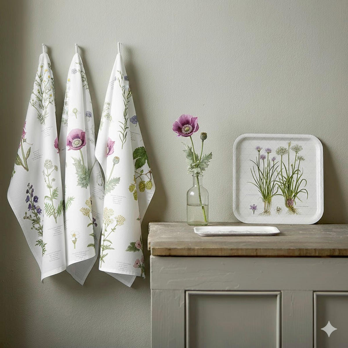 GESCHIRRTUCH-SET 3-teilig Multicolor  - Multicolor, Basics, Textil (50/70cm)