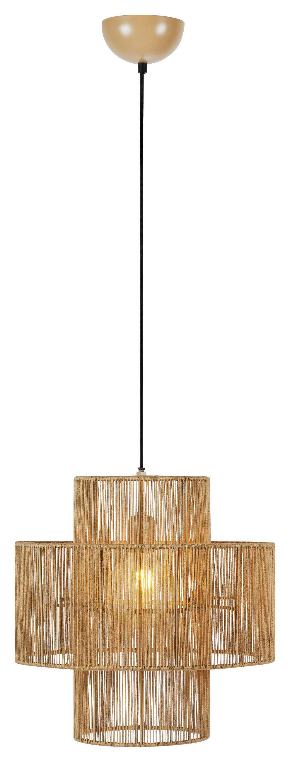 PENDELLEUCHTE SOGA 40/41/40 cm   - Hellbraun/Naturfarben, Basics, Naturmaterialien (40/41/40cm) - Markslöjd