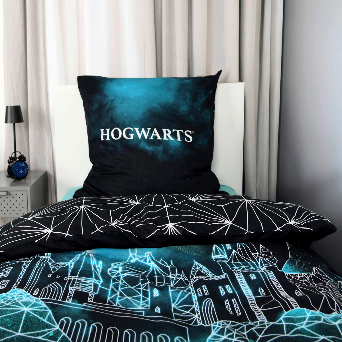JUGENDBETTWÄSCHE Harry Potter Renforcé 135/200 cm  - Multicolor/Schwarz, Design, Textil (135/200cm) - Herding