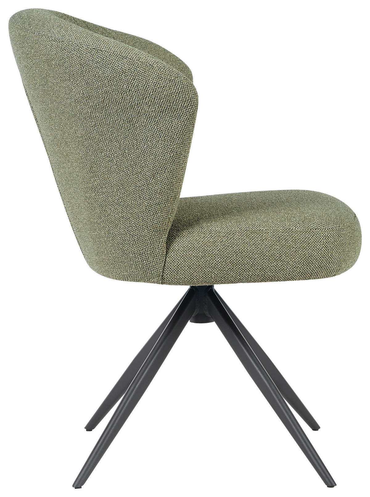 STUHL - Schwarz/Grün, Design, Textil/Metall (64/89/58cm) - Stylife