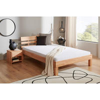 BETT 140/220 cm  in Kernbuche   - Kernbuche, Natur, Holz (140/220cm) - MID.YOU