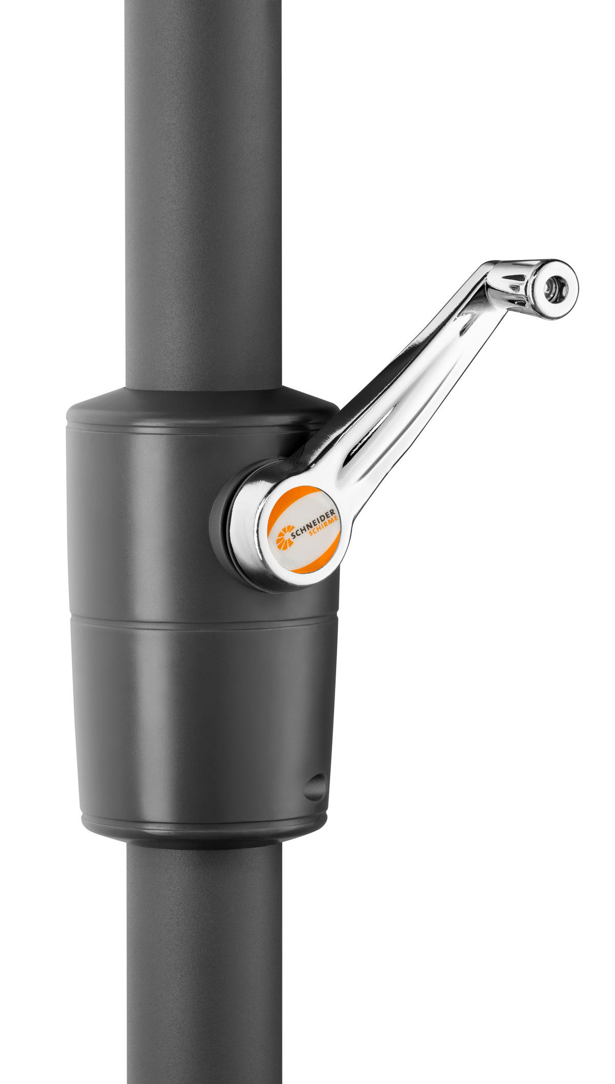 SONNENSCHIRM 320 cm Naturfarben  - Anthrazit/Naturfarben, Basics, Textil/Metall (320/250/320cm) - Schneider