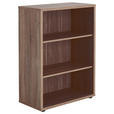 AKTENREGAL 81,8/110,5/40 cm  - Trüffeleichefarben/Schwarz, KONVENTIONELL, Holzwerkstoff/Kunststoff (81,8/110,5/40cm) - Voleo