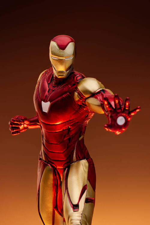 LED-DEKOLEUCHTE Iron Man 18.2/31.65/19.0 cm   - Rot/Goldfarben, Basics, Kunststoff (18.2/31.65/19.0cm) - Marvel
