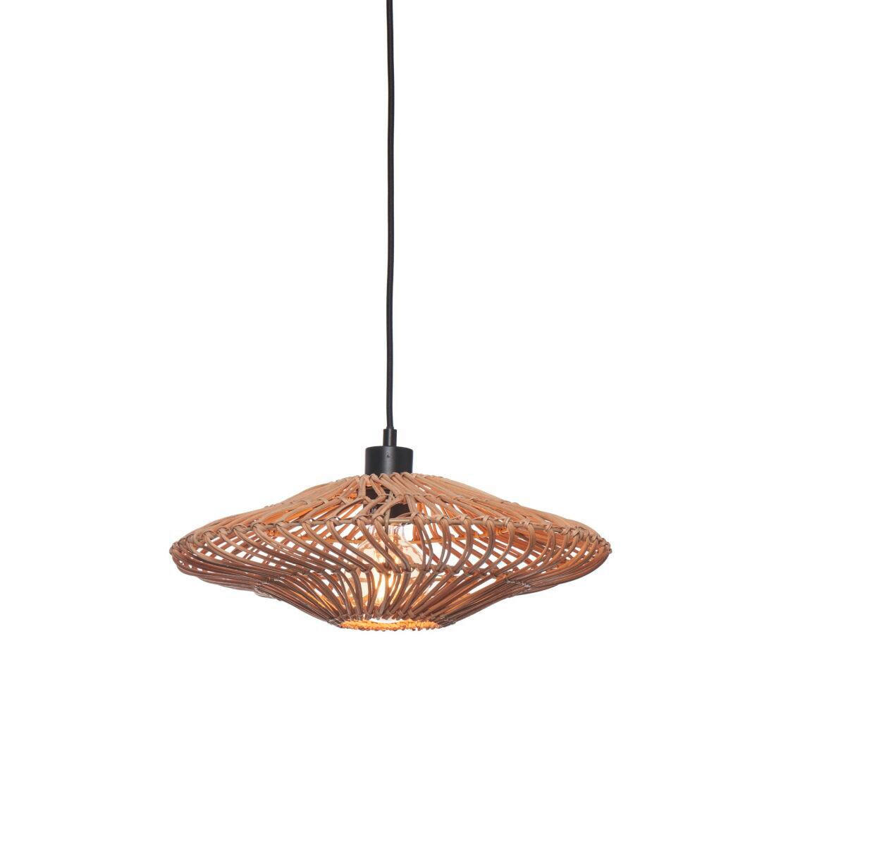 HÄNGELEUCHTE GOOD&MOJO 40/12 cm - Naturfarben, Trend, Naturmaterialien (40/12cm) - Good & Mojo