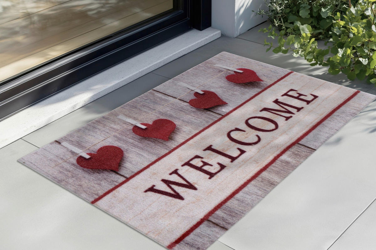 FUßMATTE 40/60 cm  - Creme, Basics, Kunststoff/Textil (40/60cm) - Kayoom