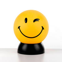DĚTSKÁ STOLNÍ LAMPIČKA, 15/15/20 cm - černá/světle žlutá, Basics, plast (15/15/20cm)